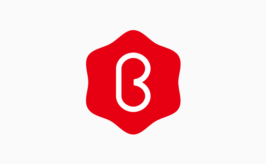 B.Continue Logo Mark Red