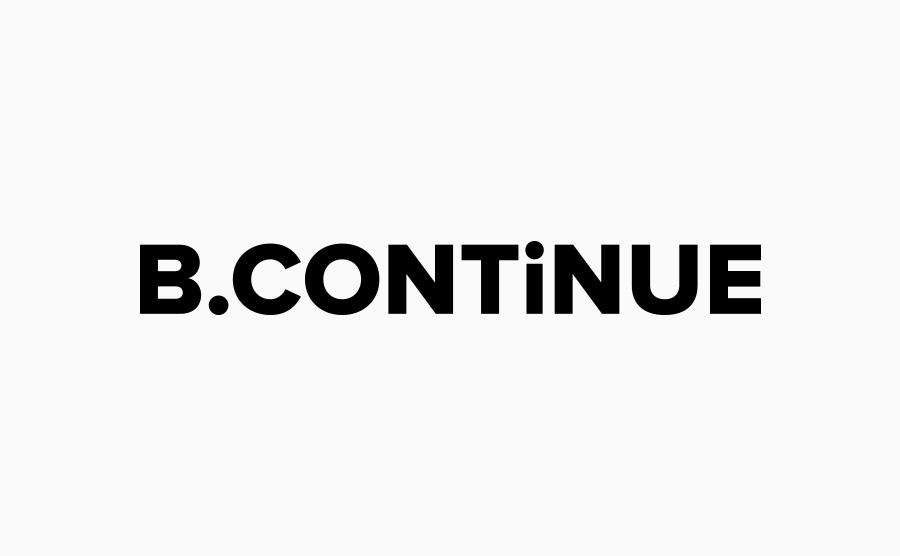 B.Continue Logo Type Uppercase