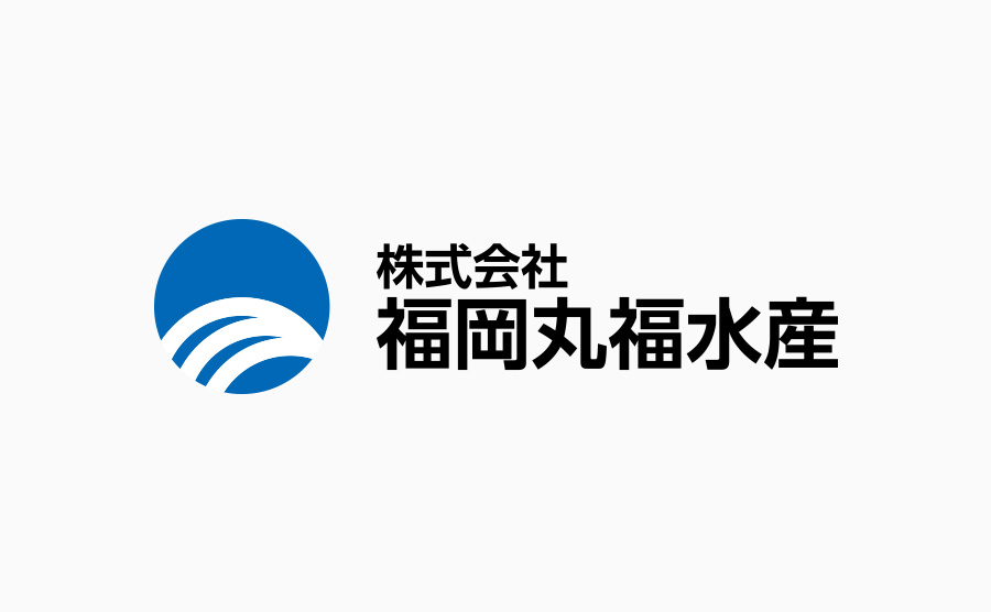Fukuoka Marufuku Suisan Logo (Logo Mark and Logotype) Horizontal Layout 02