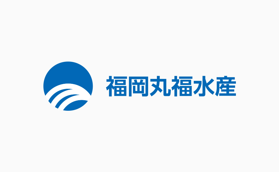 Fukuoka Marufuku Suisan Logo (Logo Mark and Logotype) Horizontal Layout 01