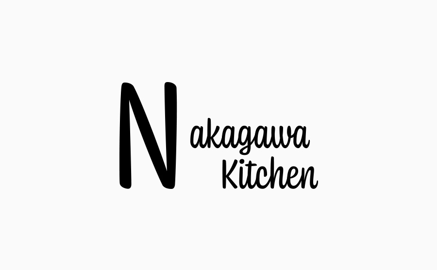 Nakagawa Kitchen English Logotype