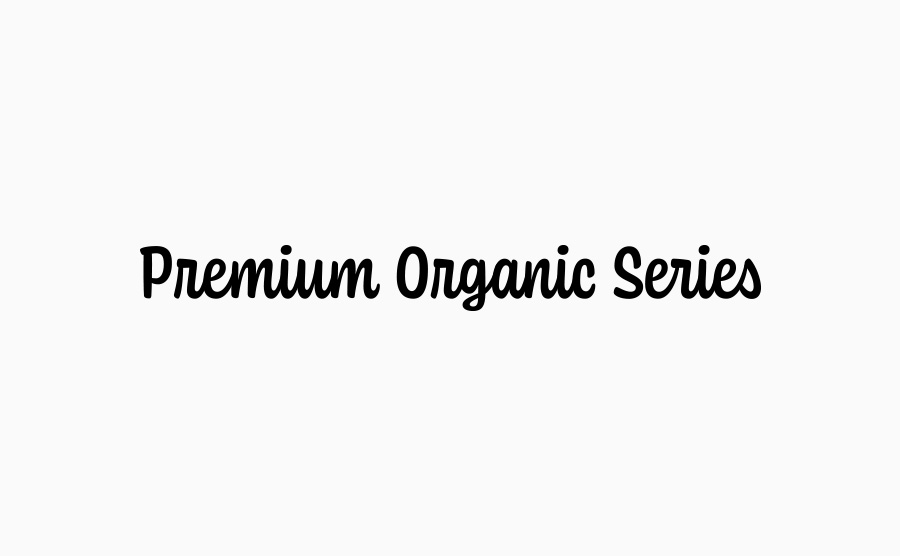 Nakagawa Kitchen Premium Organic Series Food Catalog English Logotype