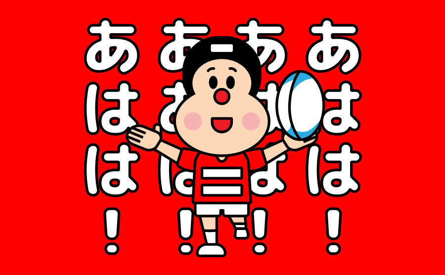 Rugby Rugtaro LINE Stickers - Key Visual