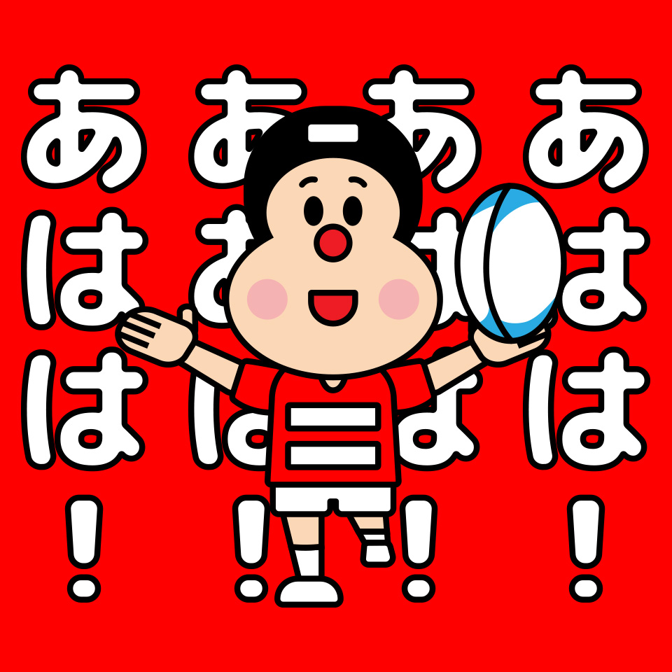 Rugby Rugtaro LINE Stickers - Main Visual