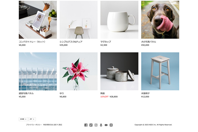 The First - E-commerce Website Theme - All Products