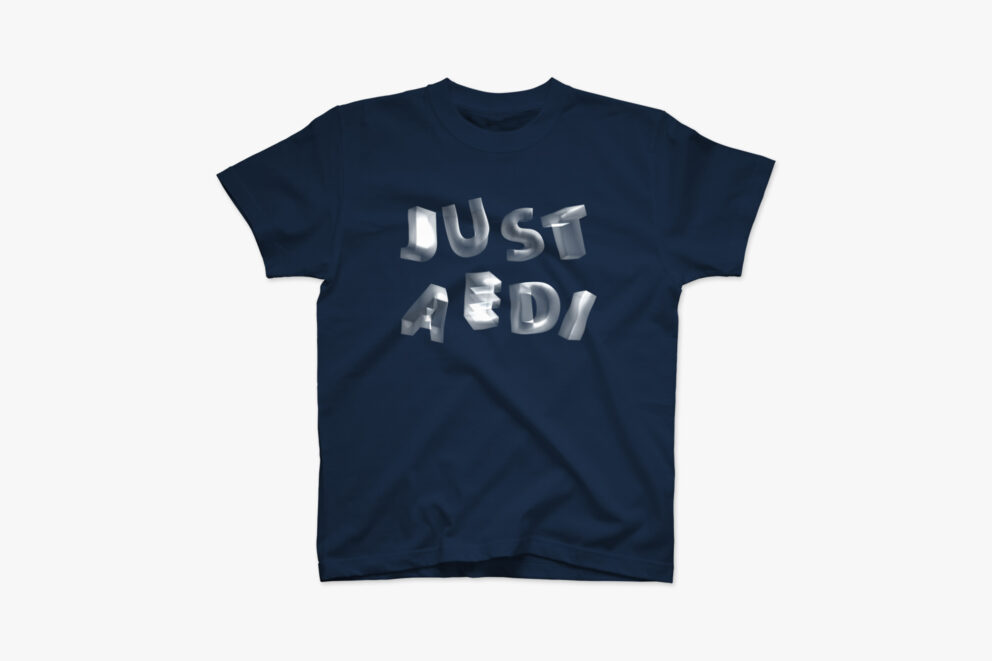 Just AEDI Graphic Tee Navy