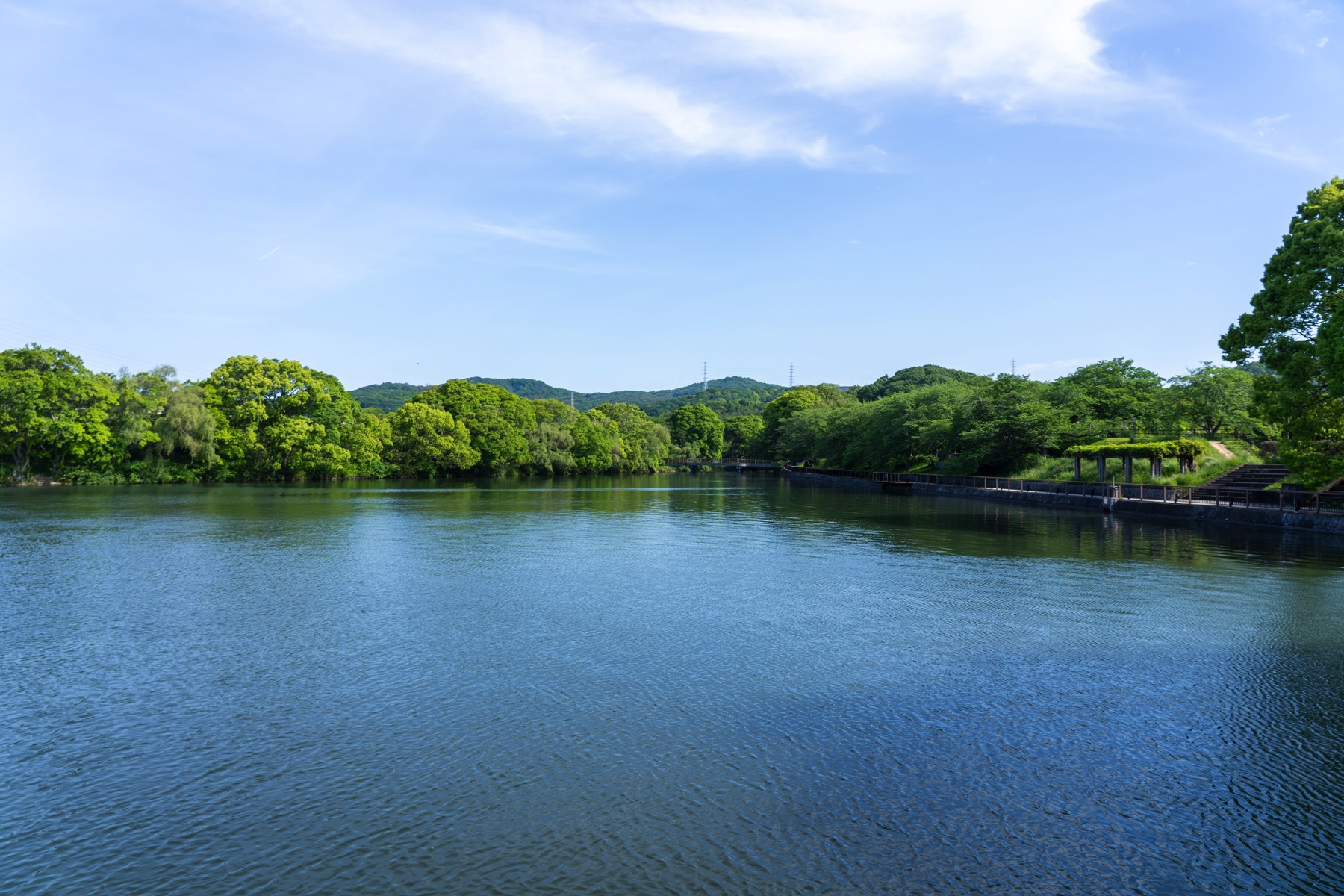 Sakazu Reservoir, Kurashiki, Okayama