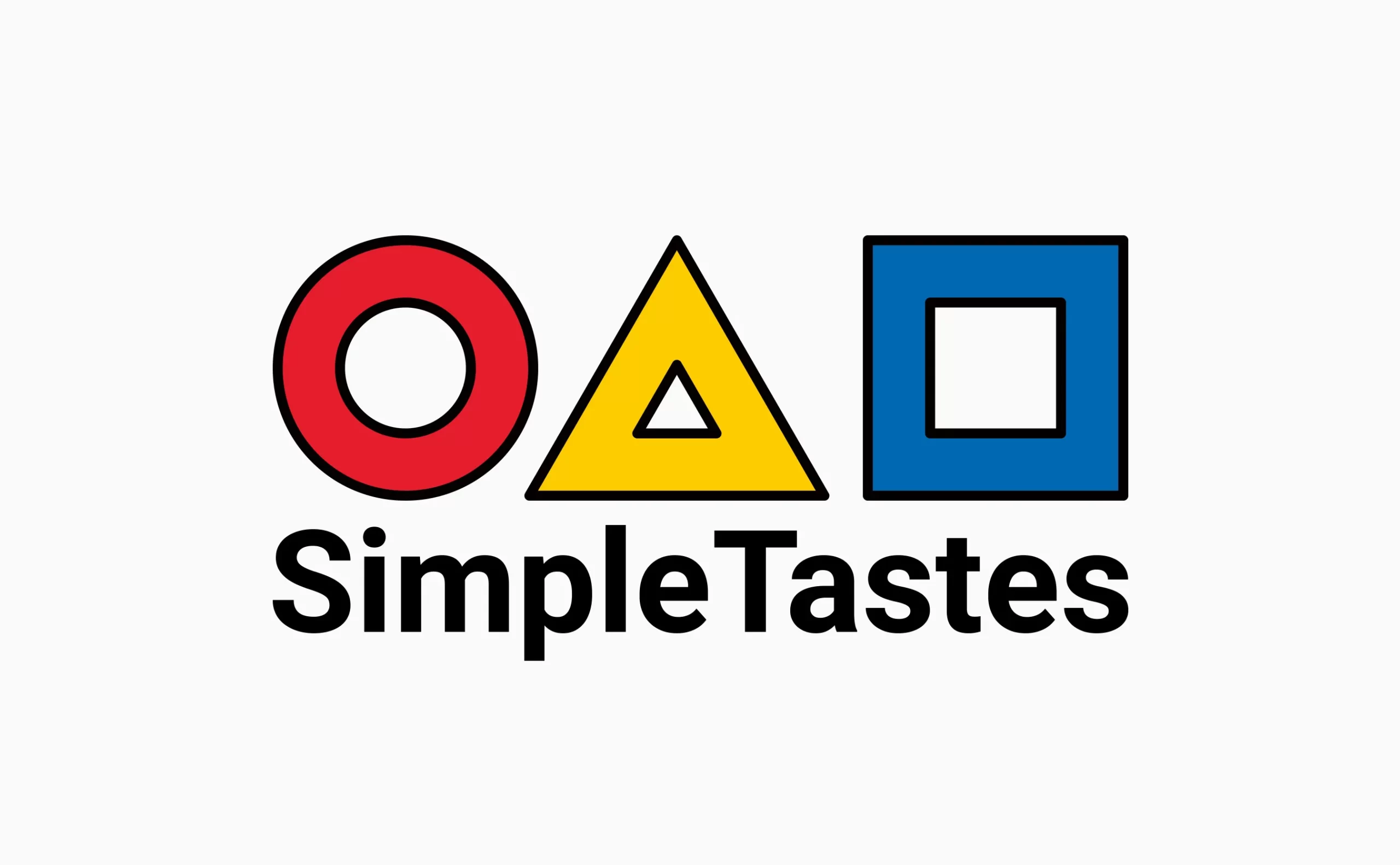 シンプルテイスト ラインロゴ カラー + タイプ