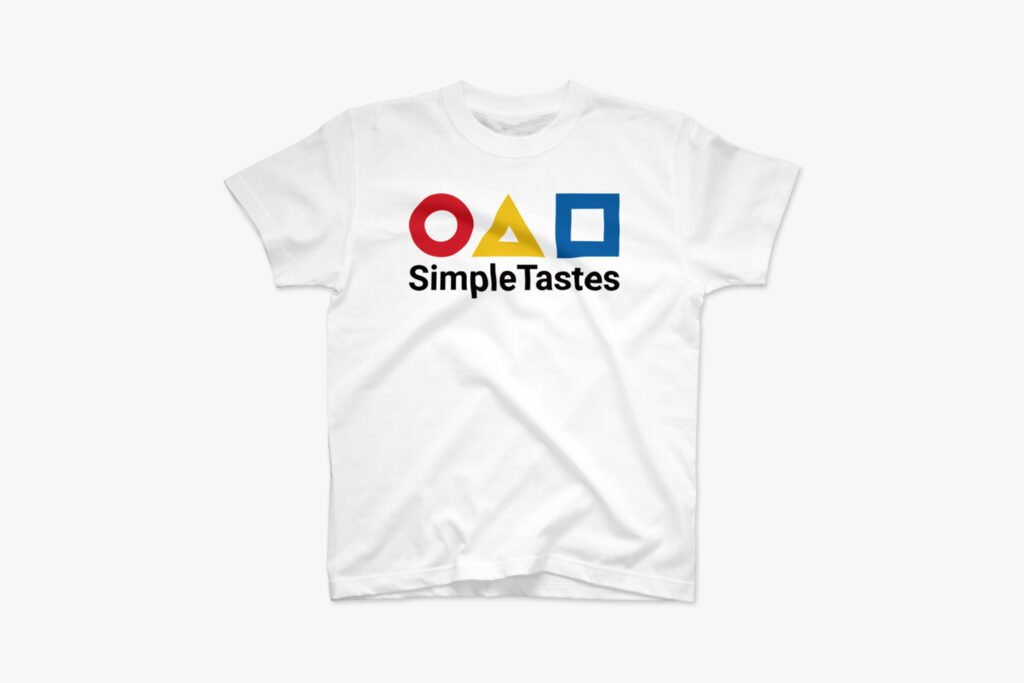 シンプルテイスト オリジナルロゴTシャツ ホワイト