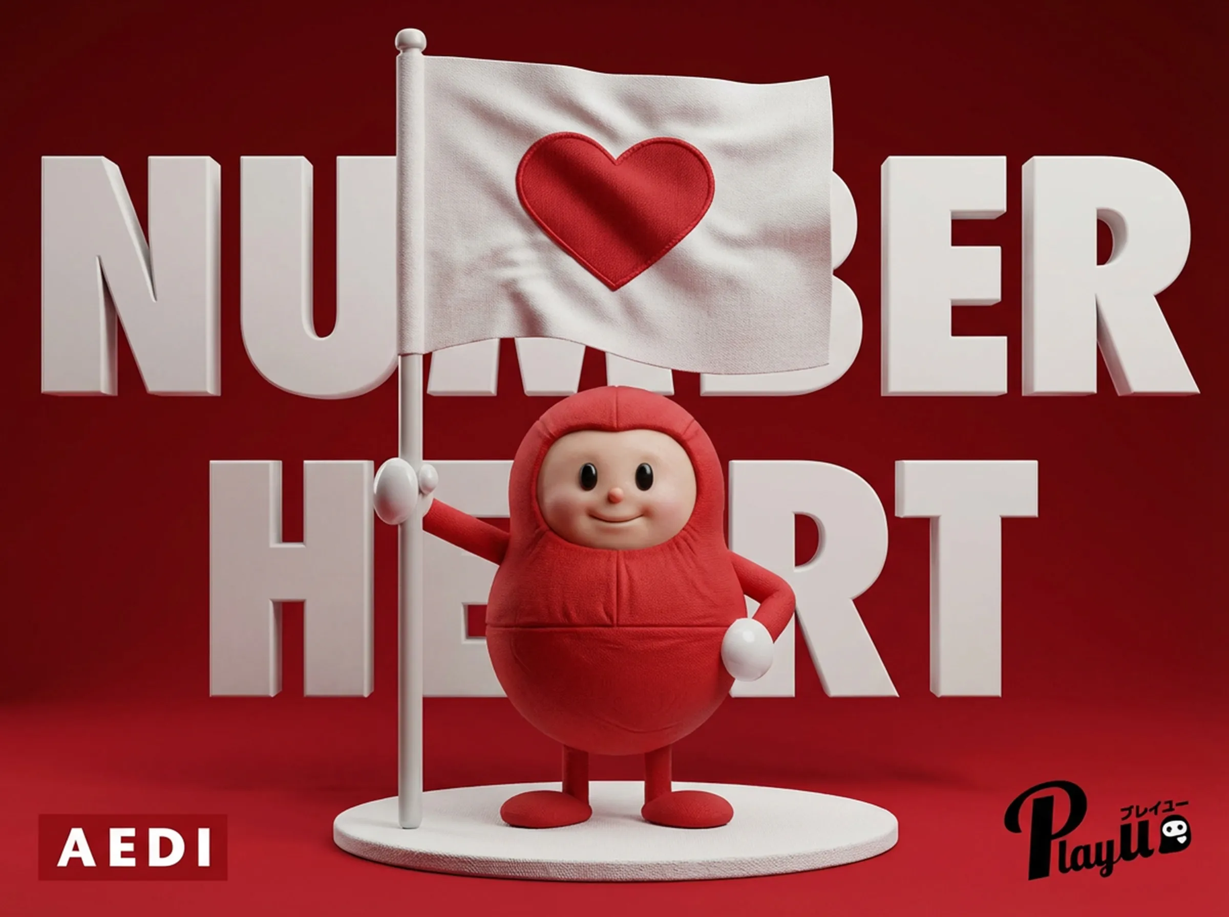 ナンバーハート 3Dキャラクター 01