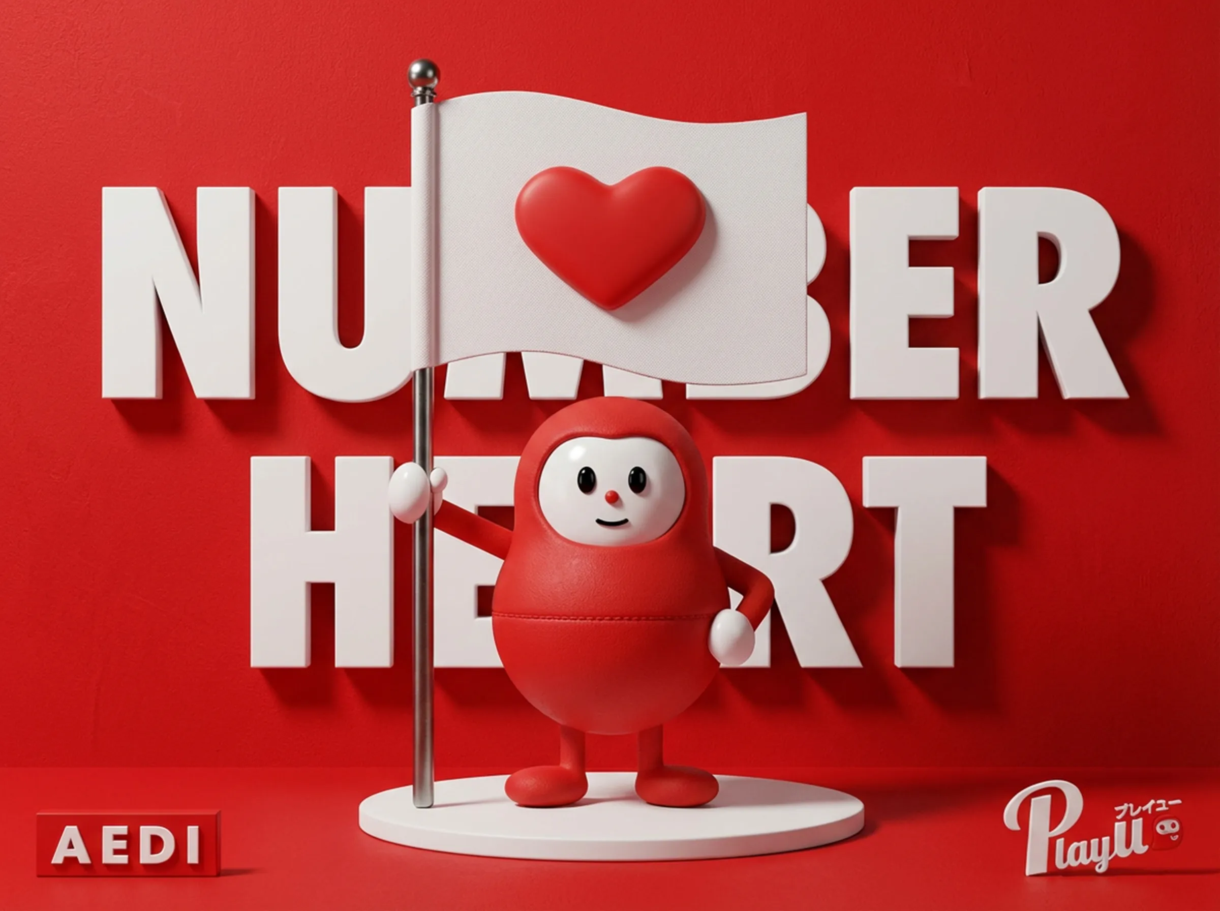 ナンバーハート 3Dキャラクター 03