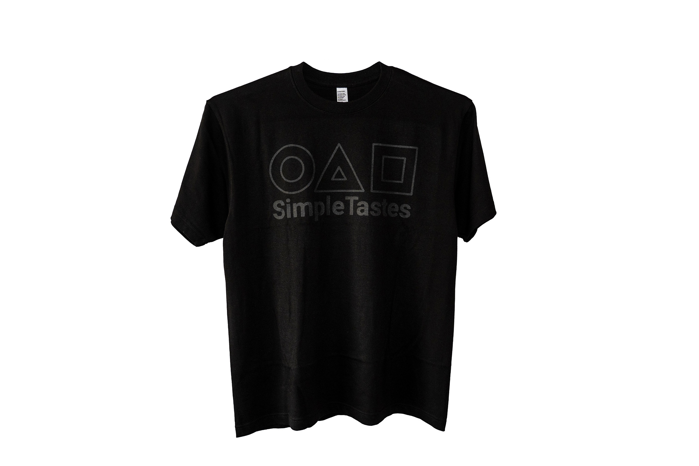 SimpleTastes Line Logo T-shirt Black